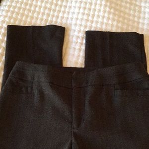 Rich dark herringbone patterned trousers